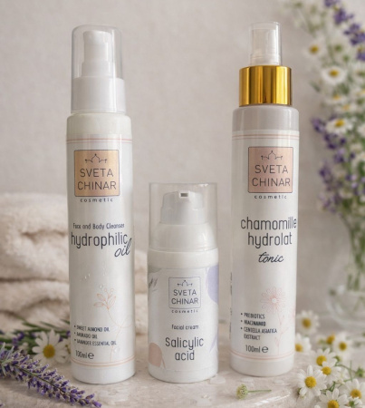 Базовый набор для жирной и проблемной кожи