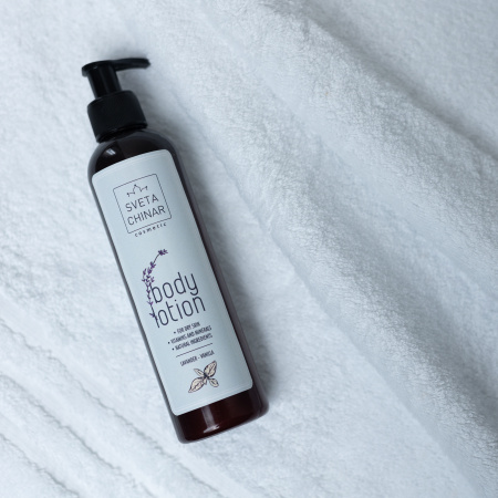 Восстанавливающий лосьон для тела лаванда- ваниль