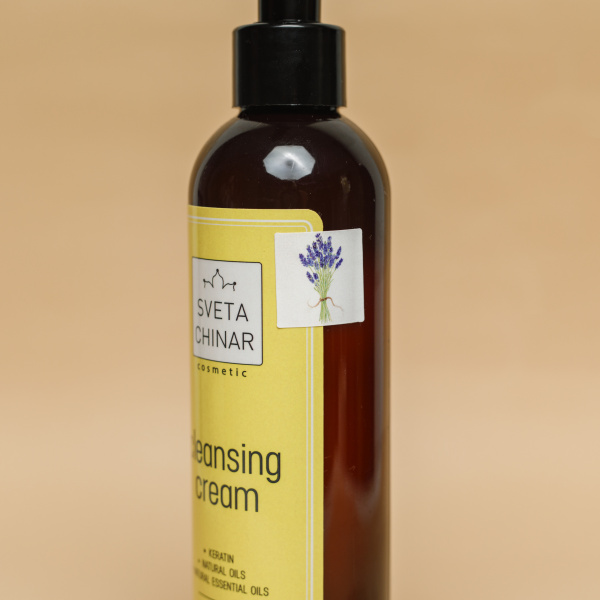 Очищающий крем для  волос, кожи головы и тела с лимоном, мятой и лавандой. 